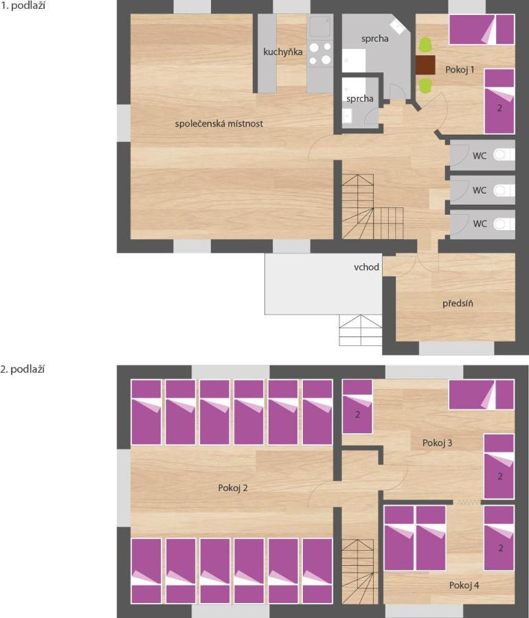 Galerka Lisny Hotell Exteriör bild